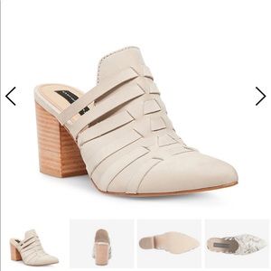 Stevie by Steven New York Niagra Mule Sz 8.5 Ivory